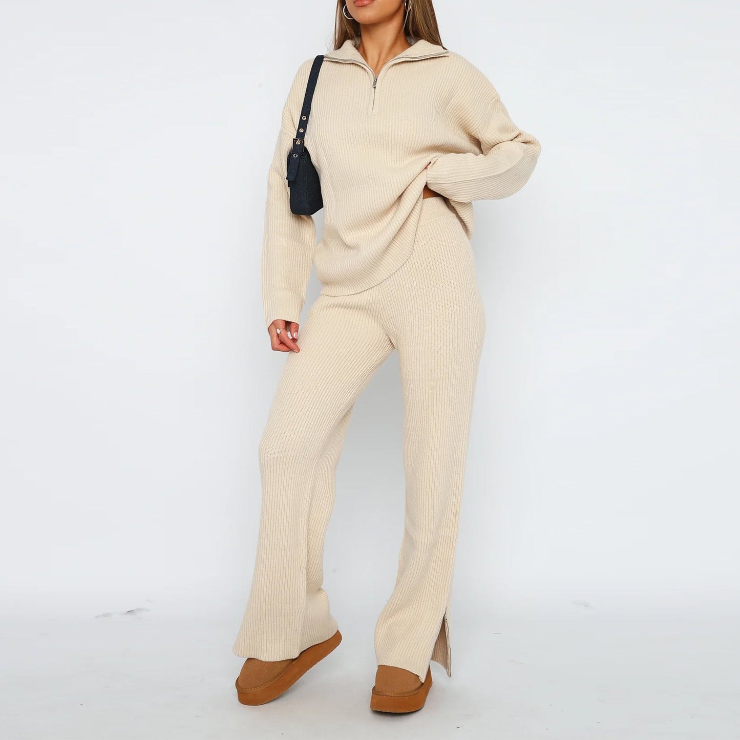 Ribbed Knit Lounge Set | Cozy | Stylish