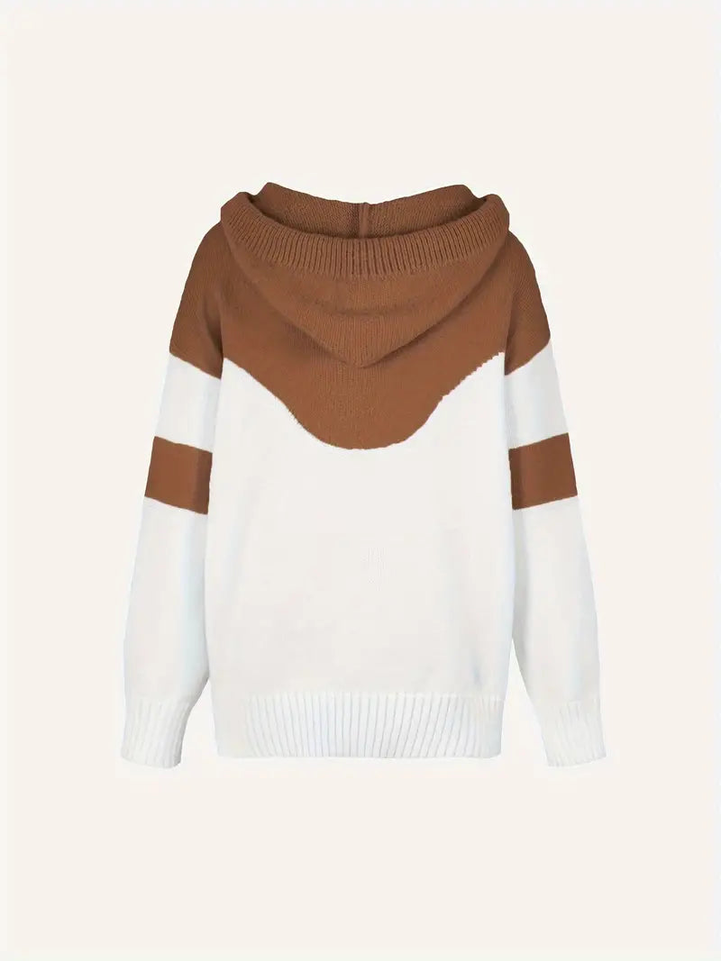 Color-Block Turtleneck Sweater | Cozy & Chic | Winter Essential