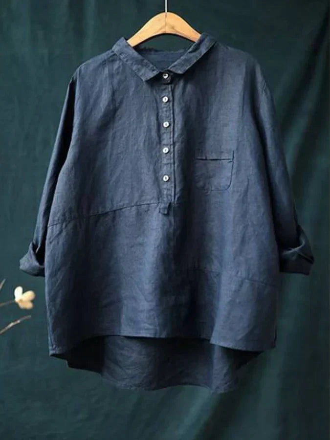 Linen Button-Up Shirt | Relaxed | Lightweight & Breathable