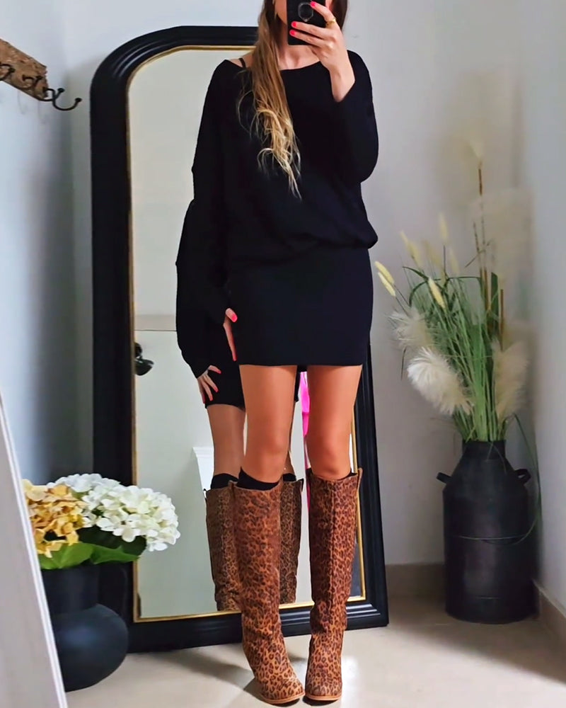 Oversized Sweater Dress | Knit | Chic & Cozy