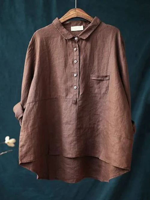 Linen Button-Up Shirt | Relaxed | Lightweight & Breathable