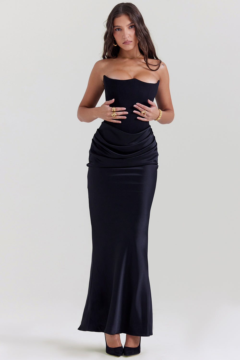 Strapless Corset Gown | Elegant & Chic | Perfect for Formal Events