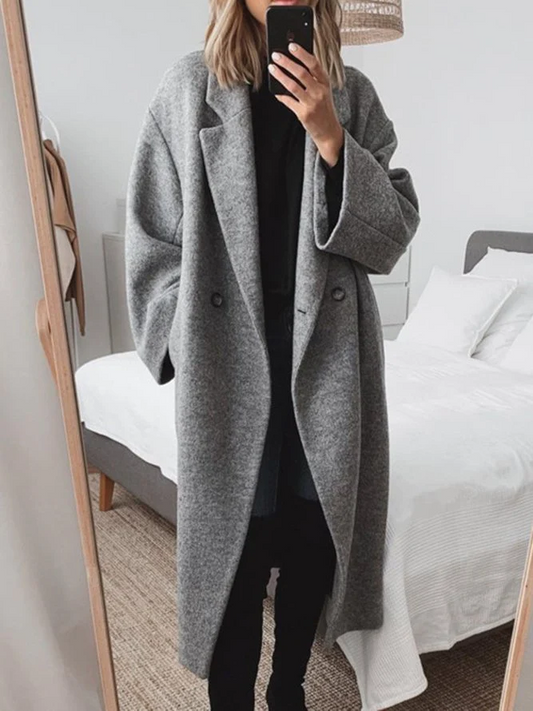 Oversized Wool-Blend Coat | Longline | Timeless & Warm