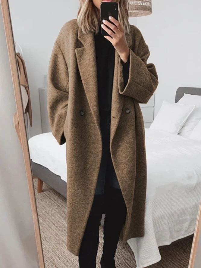 Oversized Wool-Blend Coat | Longline | Timeless & Warm