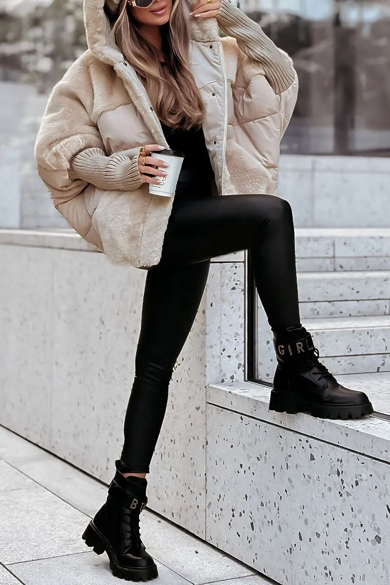 Faux Fur Puffer Jacket | Luxe | Warm & Stylish