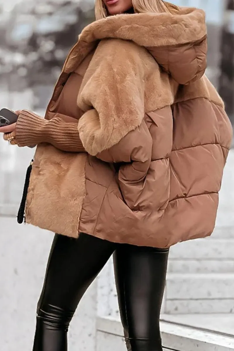 Faux Fur Puffer Jacket | Luxe | Warm & Stylish