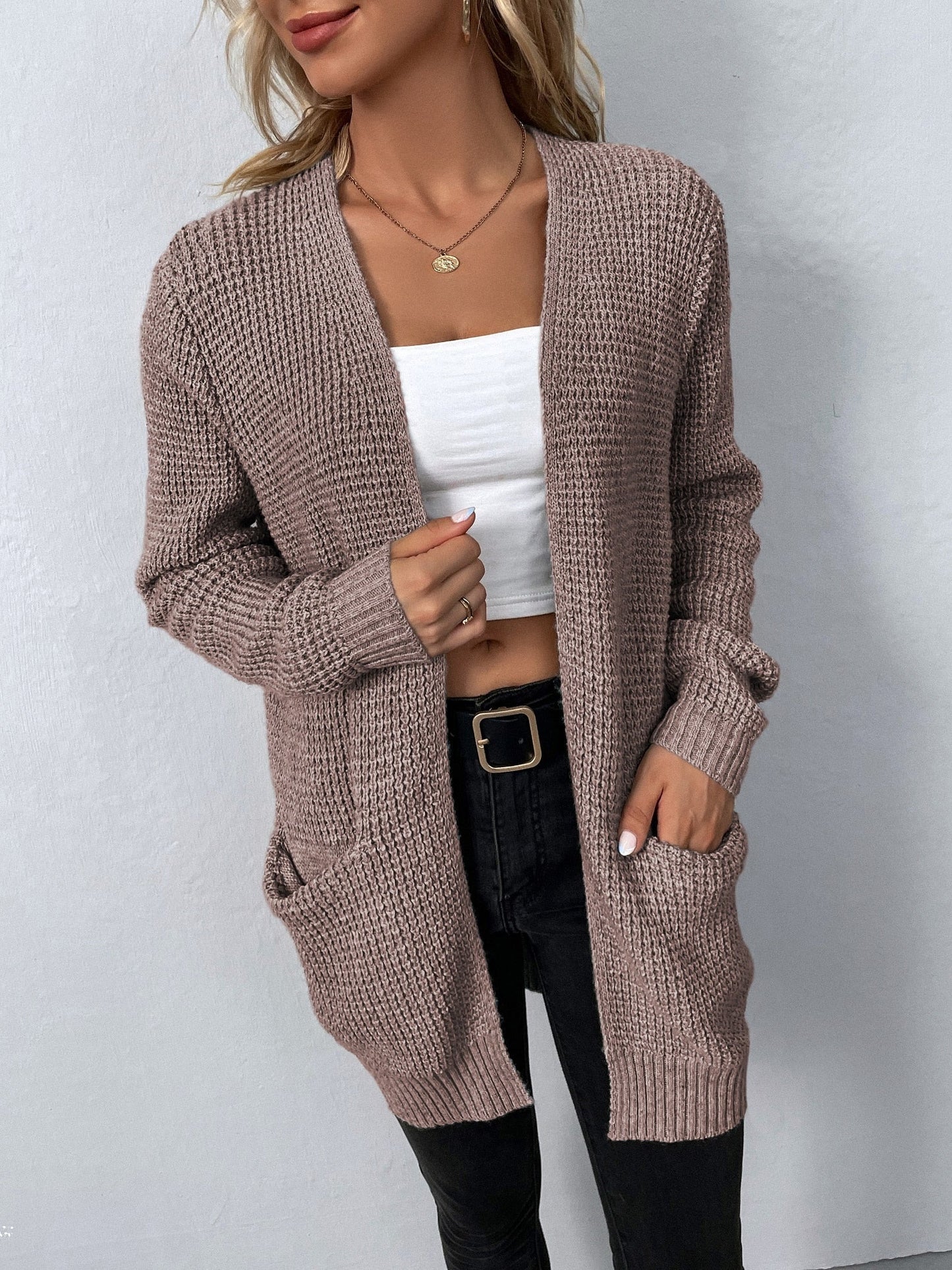 Knitted Open-Front Cardigan | Cozy & Stylish | Casual Essential