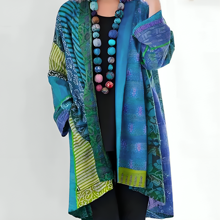 Boho Patchwork Kimono | Colorful | Lightweight & Flowing