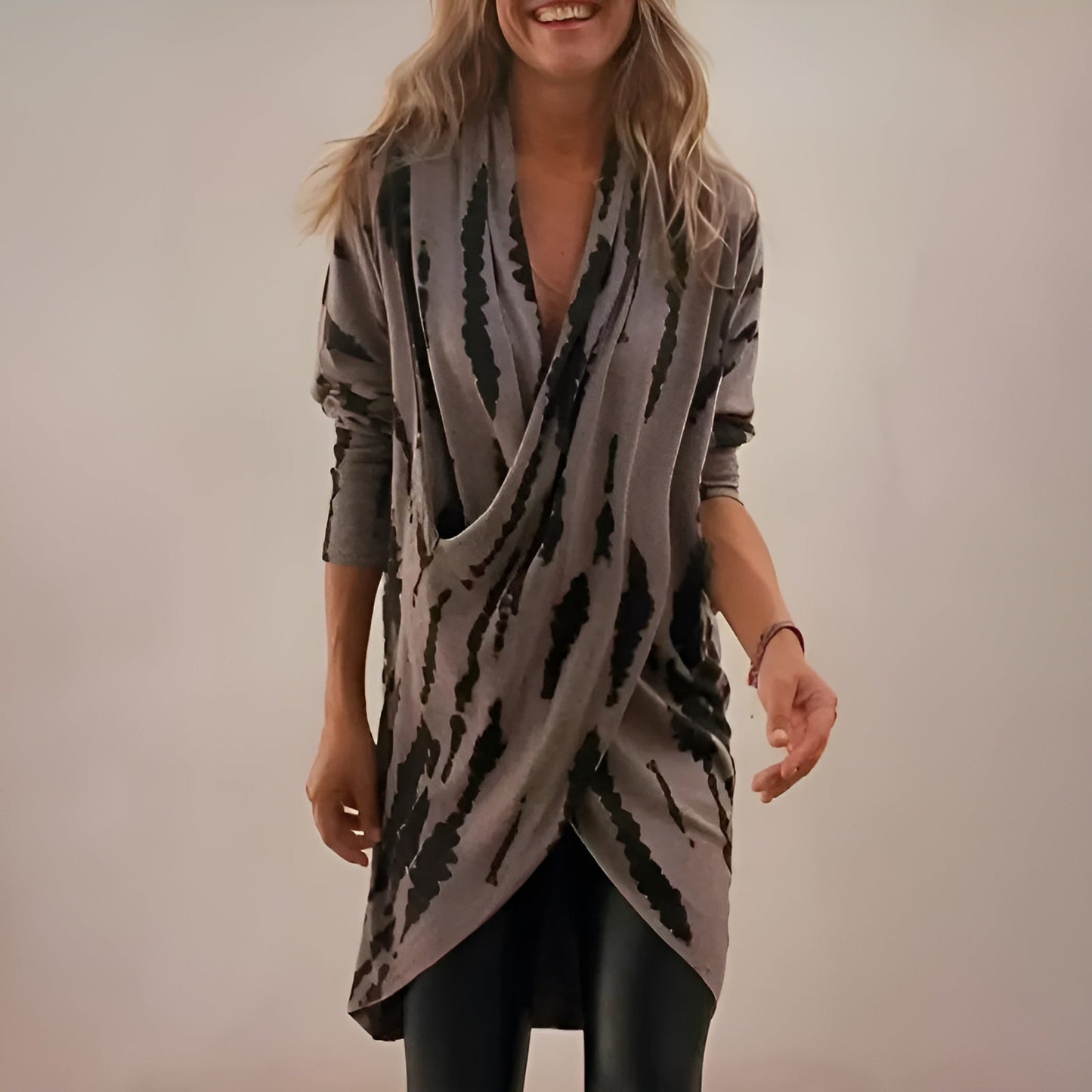 Draped Wrap Tunic | Casual | Chic and Comfortable