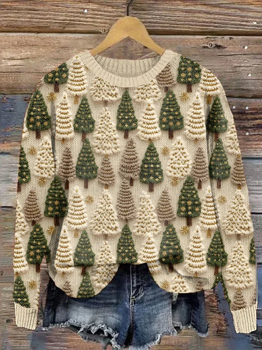 Festive Knitted Christmas Sweater | Cozy | Holiday-Inspired and Stylish