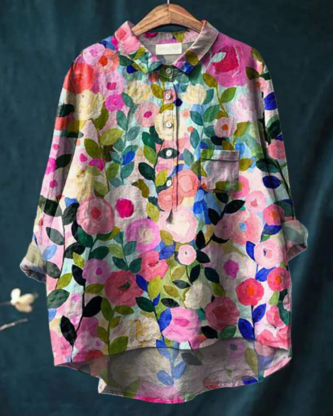 Floral Linen Shirt | Vibrant | Breathable & Stylish