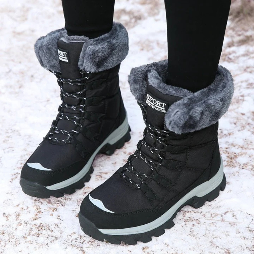 Faux Fur-Lined Winter Boots | Waterproof & Warm | Non-Slip Snow Boots