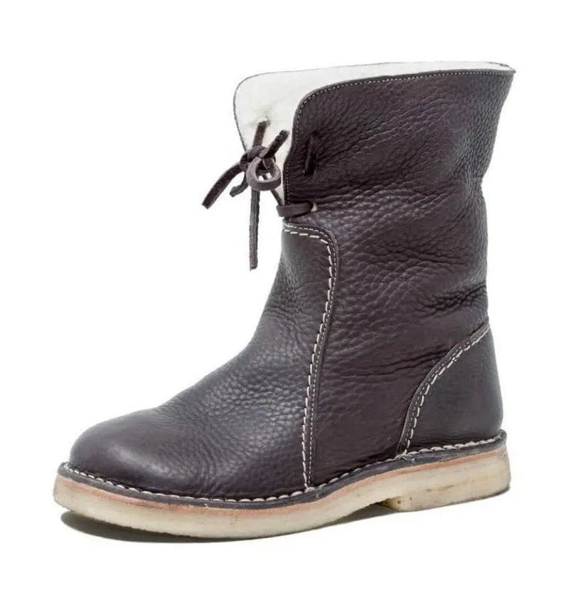 Leather Winter Boots | Fur-Lined | Warm & Durable