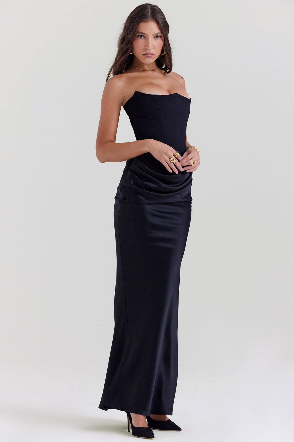 Strapless Corset Gown | Elegant & Chic | Perfect for Formal Events