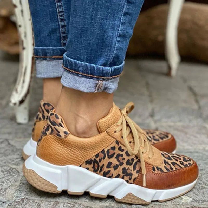 Leopard Print Sneakers | Bold & Comfortable | Streetwear Essential