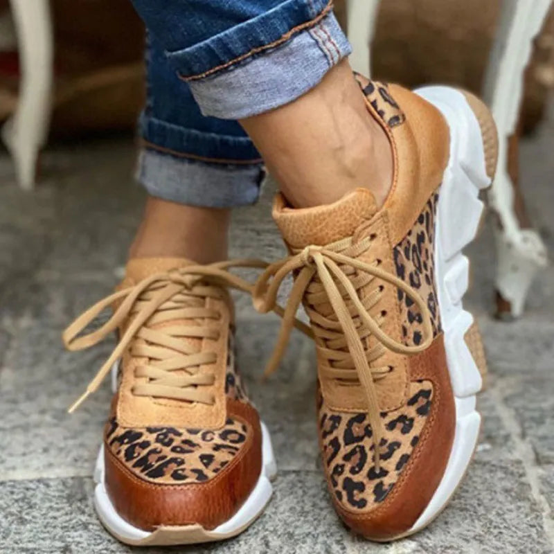 Leopard Print Sneakers | Bold & Comfortable | Streetwear Essential