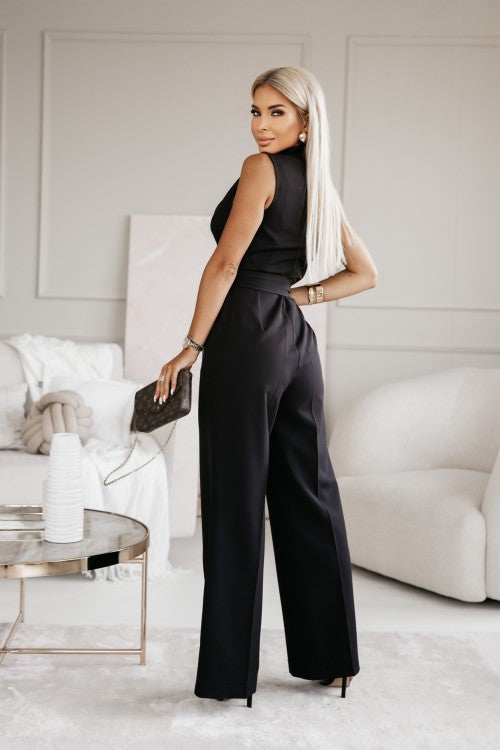 Sleeveless Tailored Jumpsuit | Chic | Sophisticated & Timeless