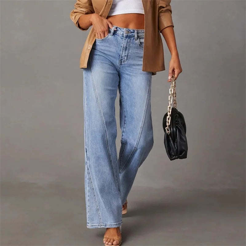 Wide-Leg High-Waisted Jeans | Vintage Denim | Effortlessly Chic