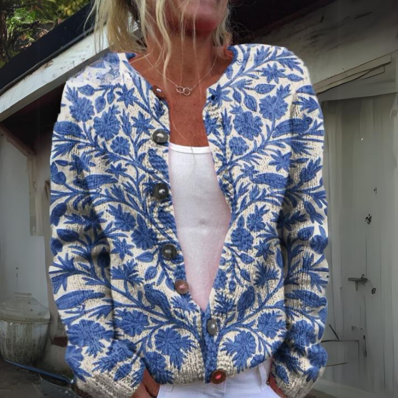 Floral Knit Cardigan | Cozy | Vintage and Chic