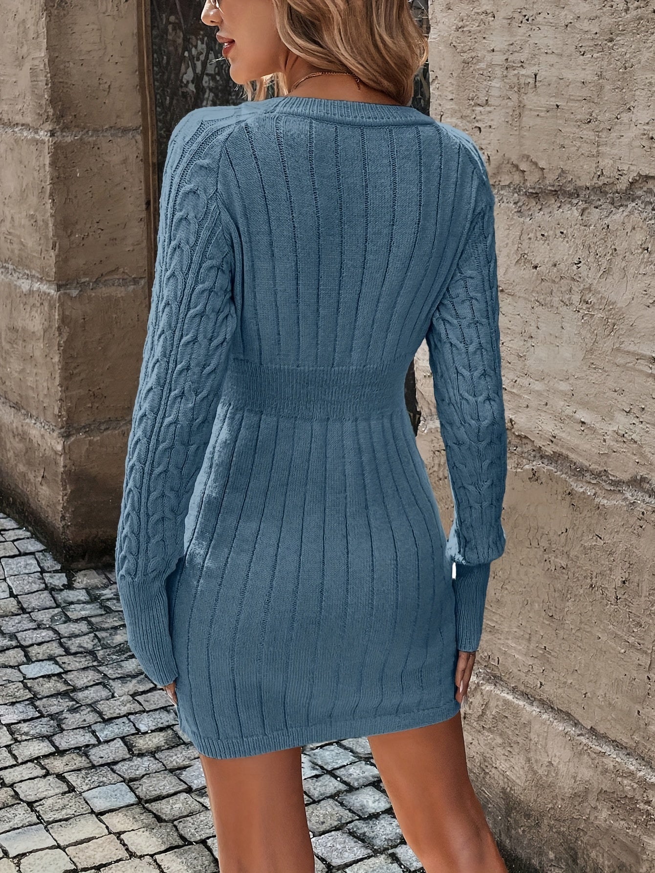 Cable Knit Sweater Dress | Cozy & Chic | Winter Essential