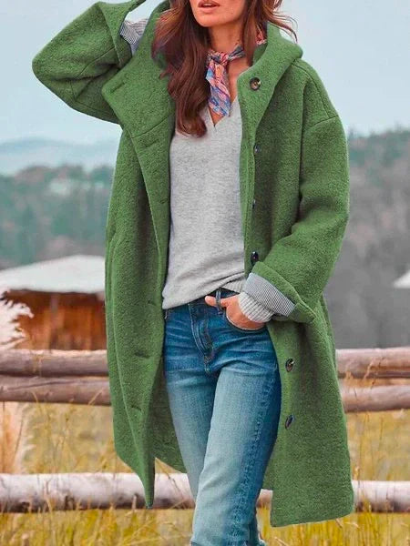 Oversized Wool Blend Coat | Winter Wear | Warm and Stylish