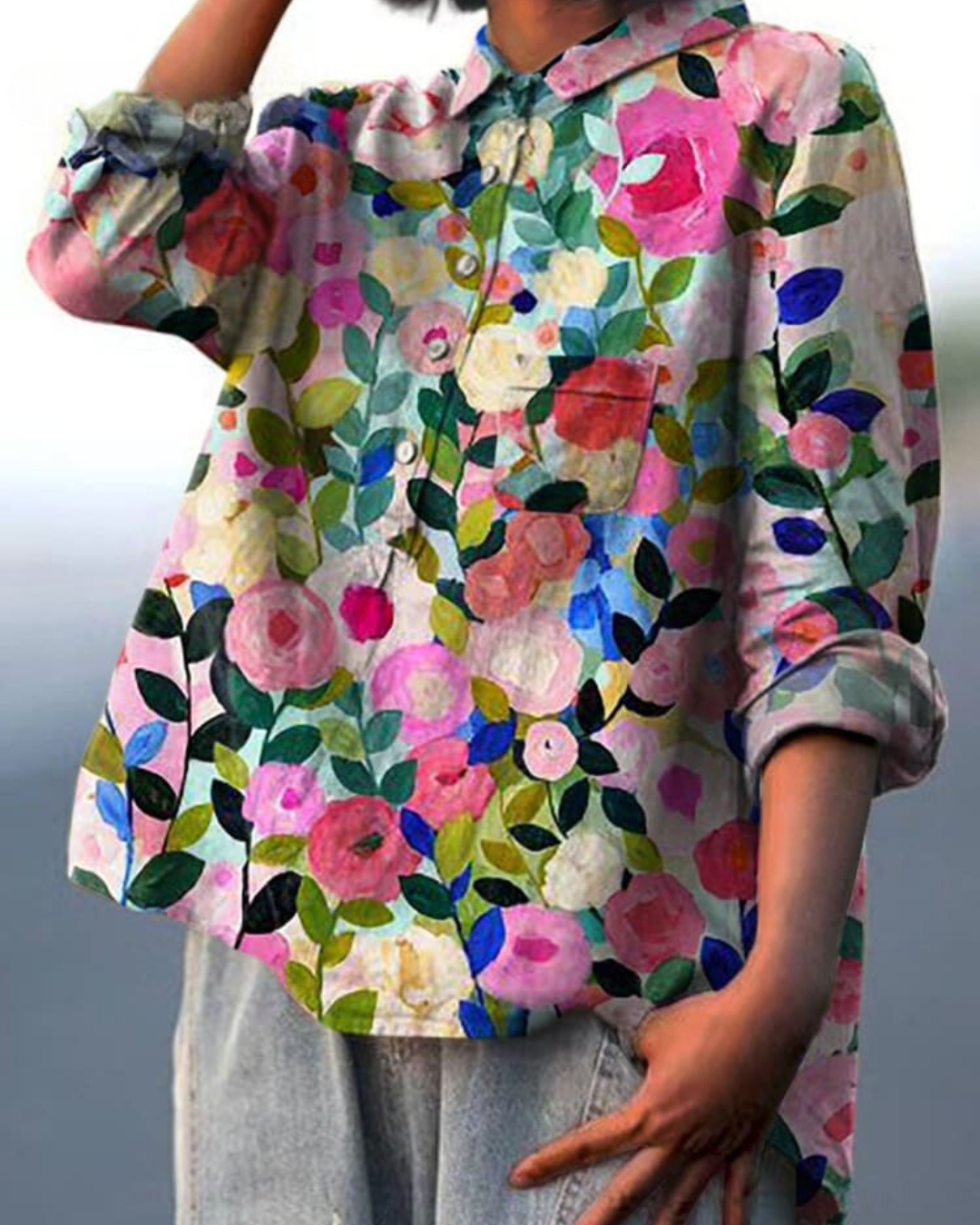 Floral Linen Shirt | Vibrant | Breathable & Stylish