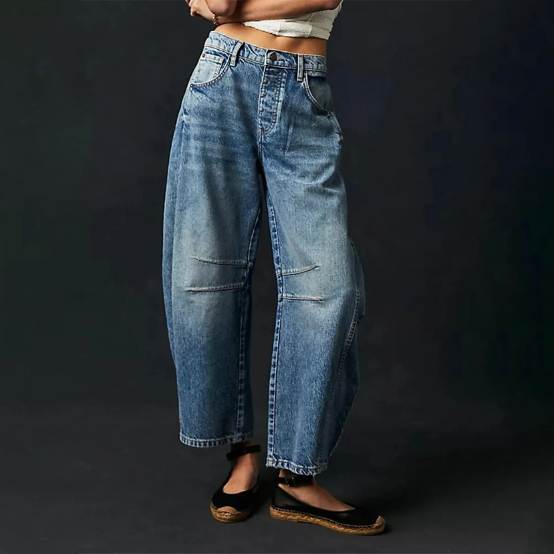 Wide-Leg Denim Pants | Casual | Relaxed Fit