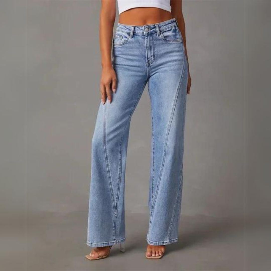 Wide-Leg High-Waisted Jeans | Vintage Denim | Effortlessly Chic