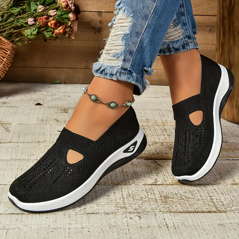 Breathable Knit Slip-On Sneakers | Casual | Lightweight and Comfortable