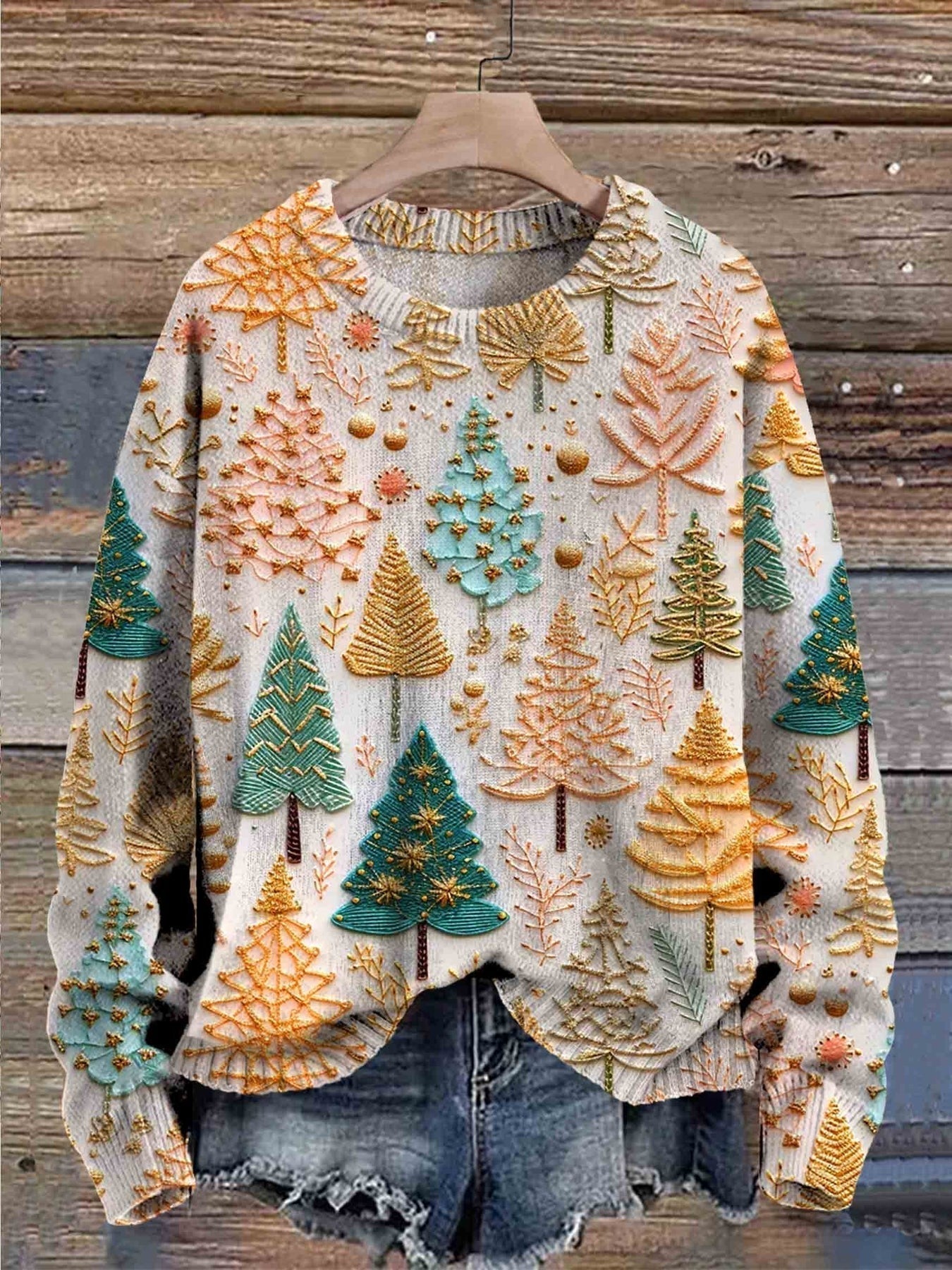 Festive Knitted Christmas Sweater | Cozy | Holiday-Inspired and Stylish