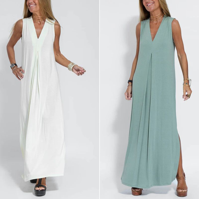 Maxi Dress Set | Elegant & Flowy | With Optional Cardigan