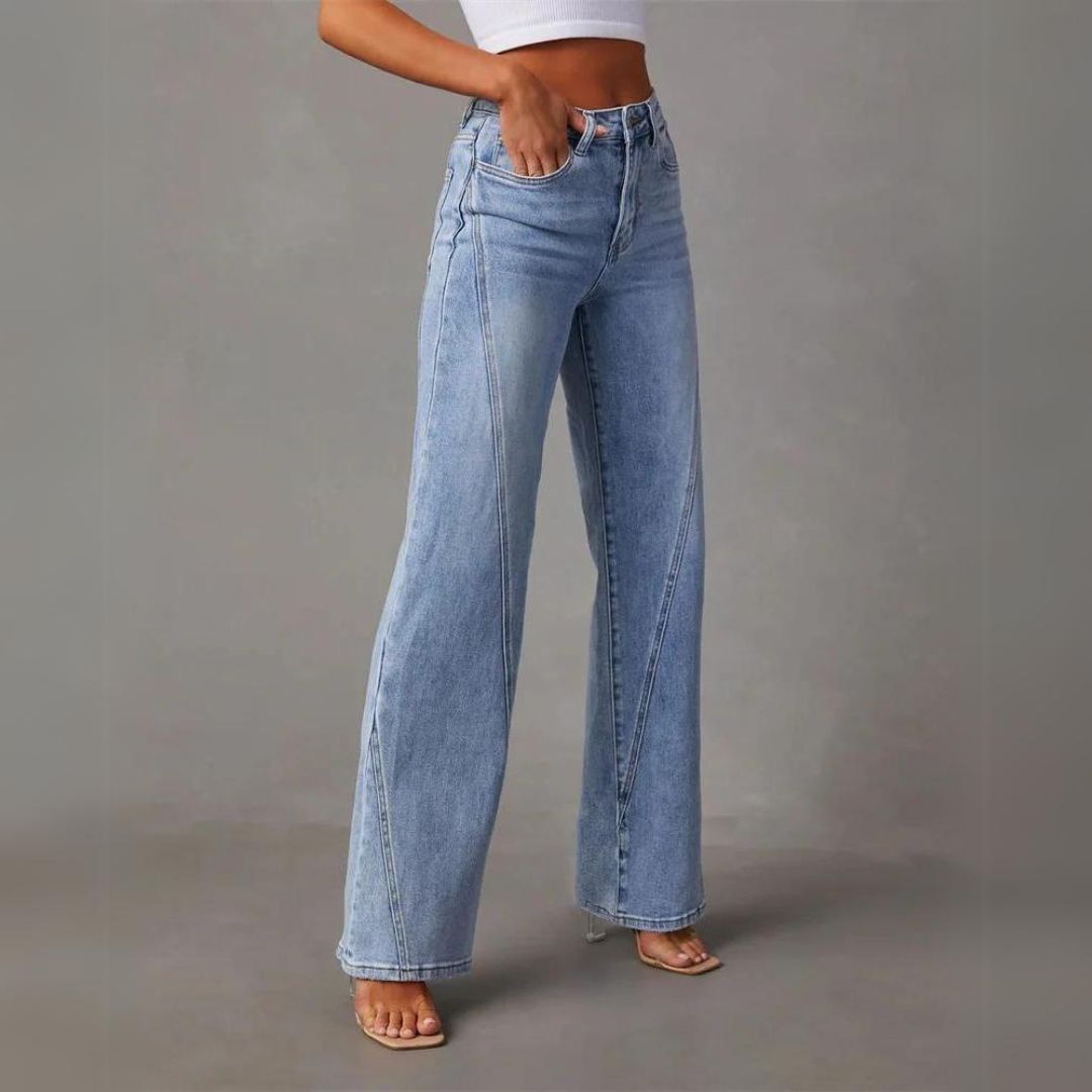 Wide-Leg High-Waisted Jeans | Vintage Denim | Effortlessly Chic