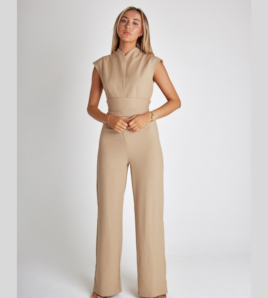 Belted Wide-Leg Jumpsuit | Elegant & Versatile | Perfect for Day to Night