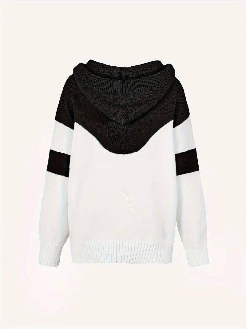 Color-Block Turtleneck Sweater | Cozy & Chic | Winter Essential