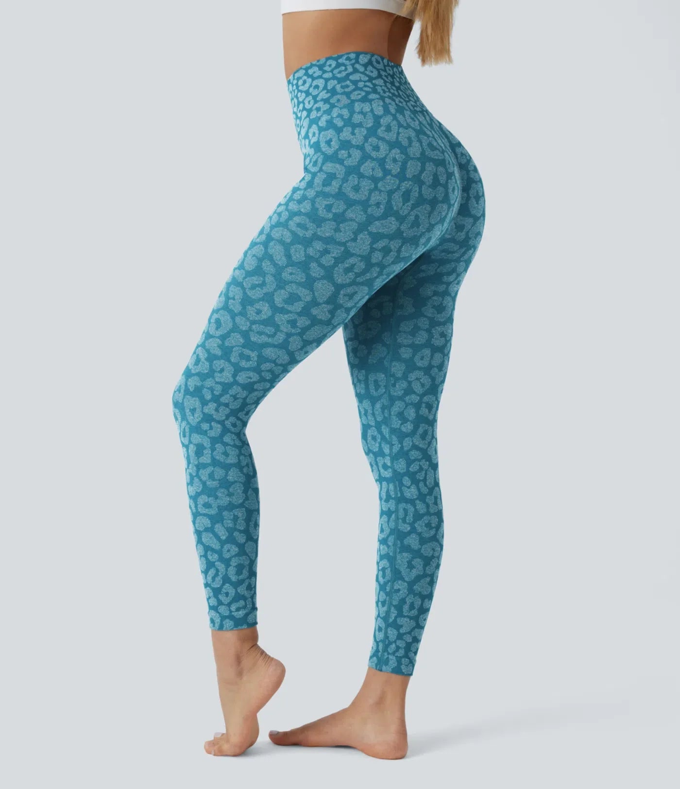 Leopard Print Leggings | High Waist | Sculpt & Stretch