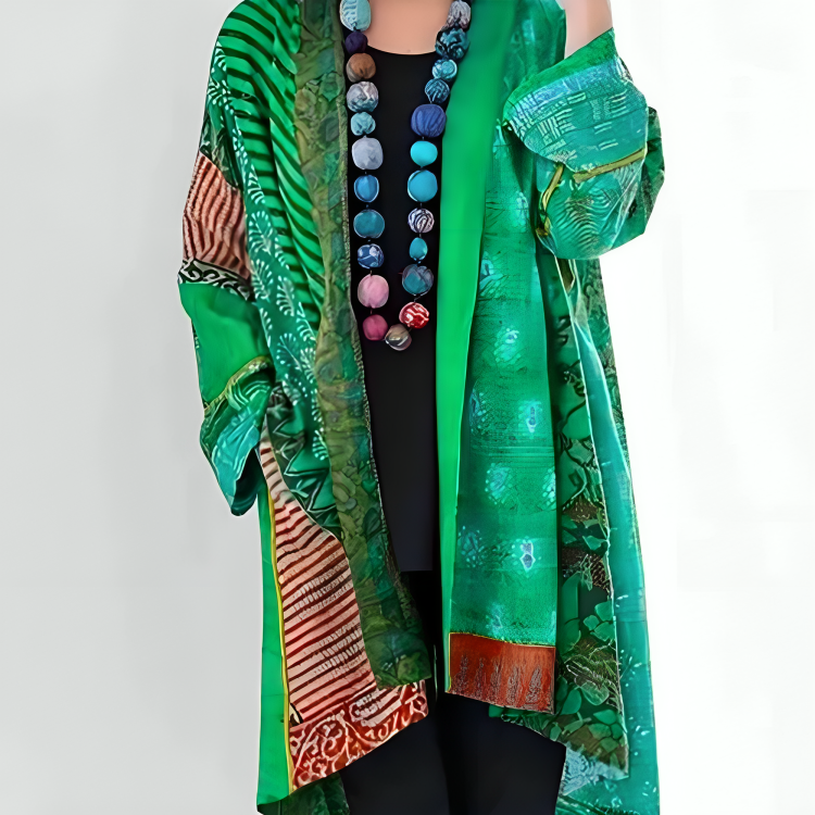 Boho Patchwork Kimono | Colorful | Lightweight & Flowing