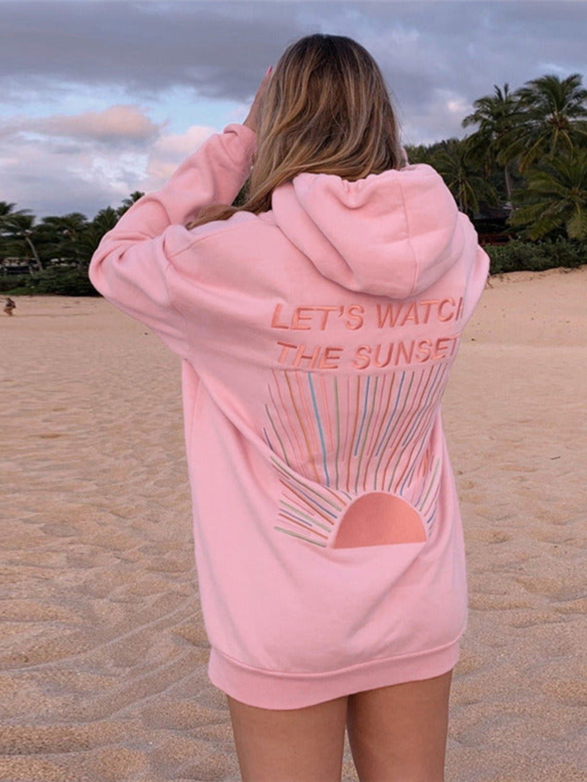 Sunset Graphic Oversized Hoodie | Cozy & Stylish | Relaxed Fit