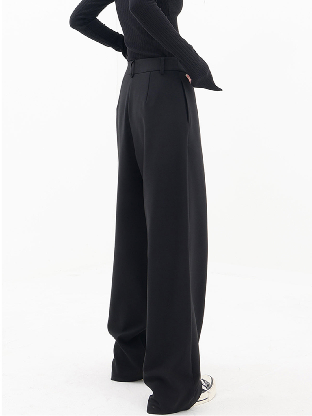 Asymmetrical Wide-Leg Pants | Elegant | Contemporary Design