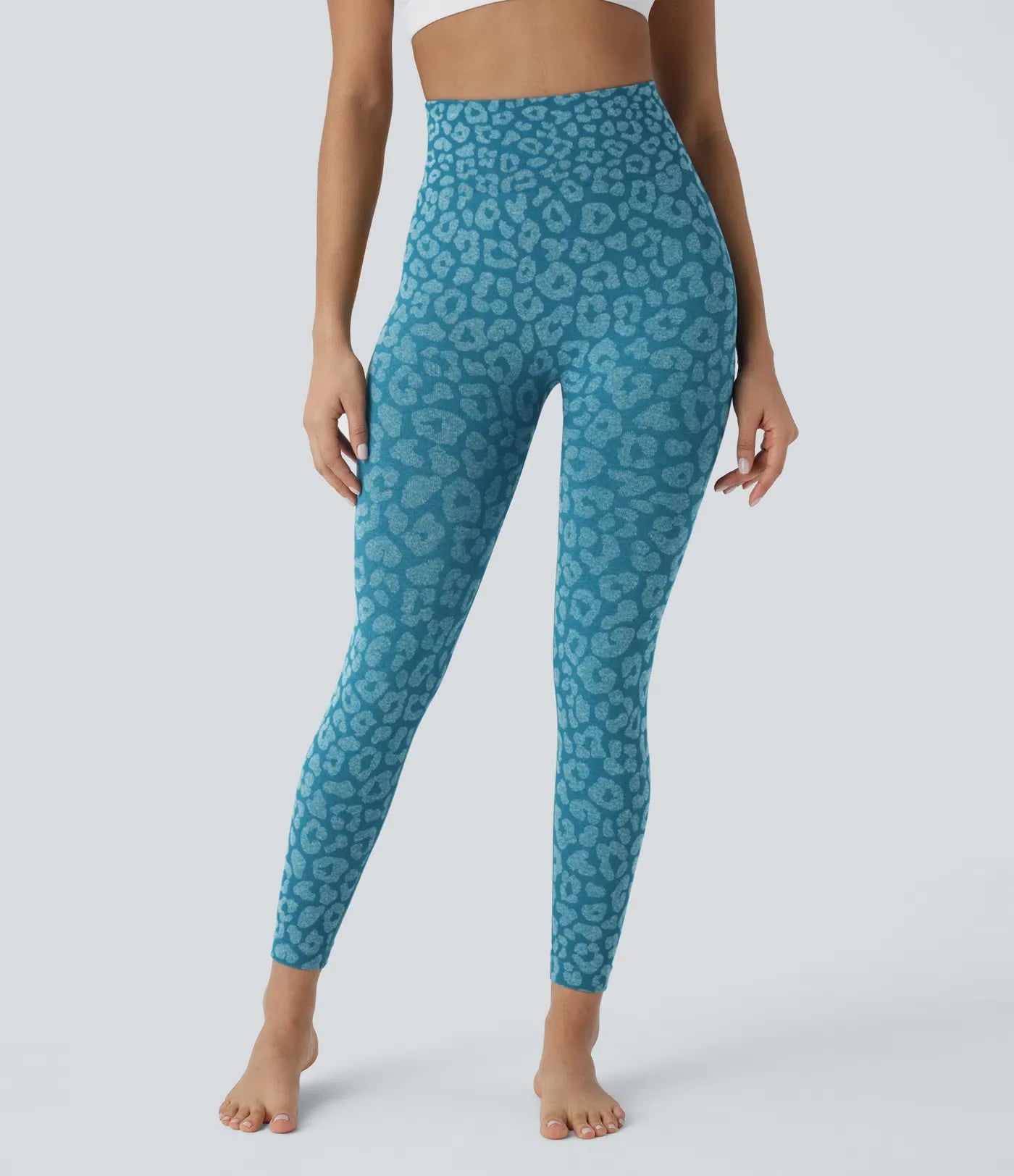 Leopard Print Leggings | High Waist | Sculpt & Stretch