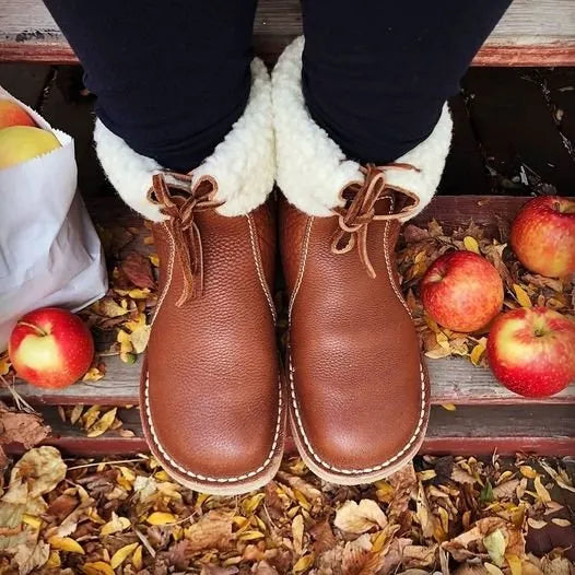 Leather Winter Boots | Fur-Lined | Warm & Durable