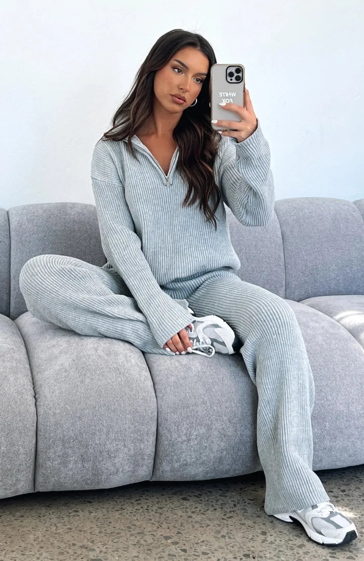 Ribbed Knit Lounge Set | Cozy | Effortless Chic