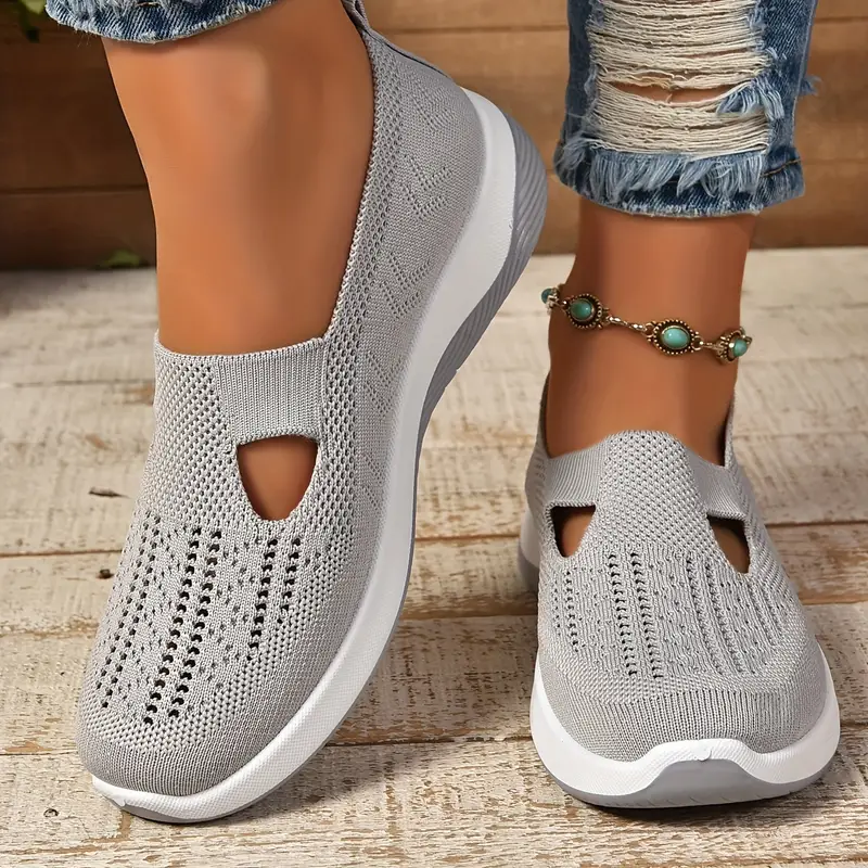 Breathable Knit Slip-On Sneakers | Casual | Lightweight and Comfortable