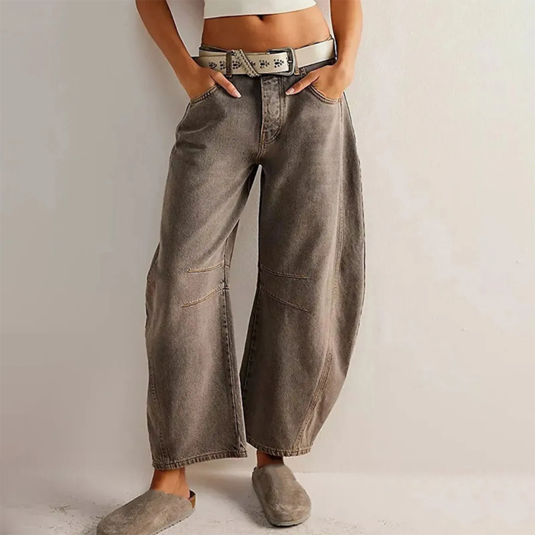 Wide-Leg Denim Pants | Casual | Relaxed Fit