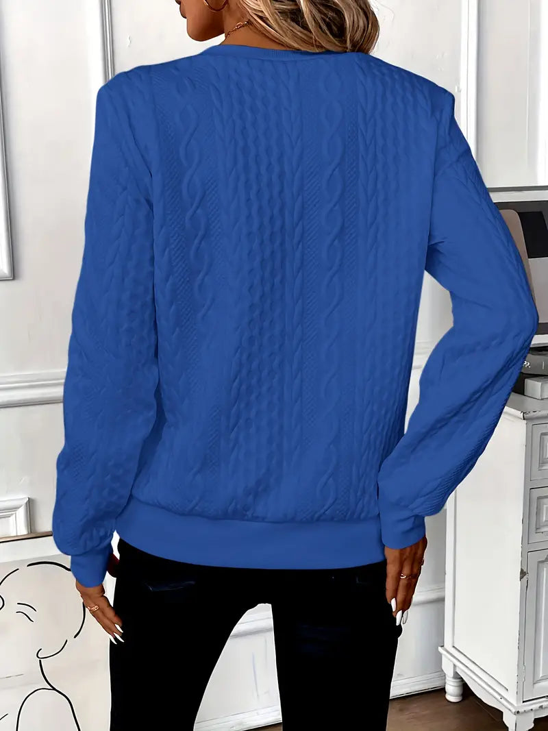 Cable-Knit Zip Sweater | Cozy & Stylish | Perfect for Layering