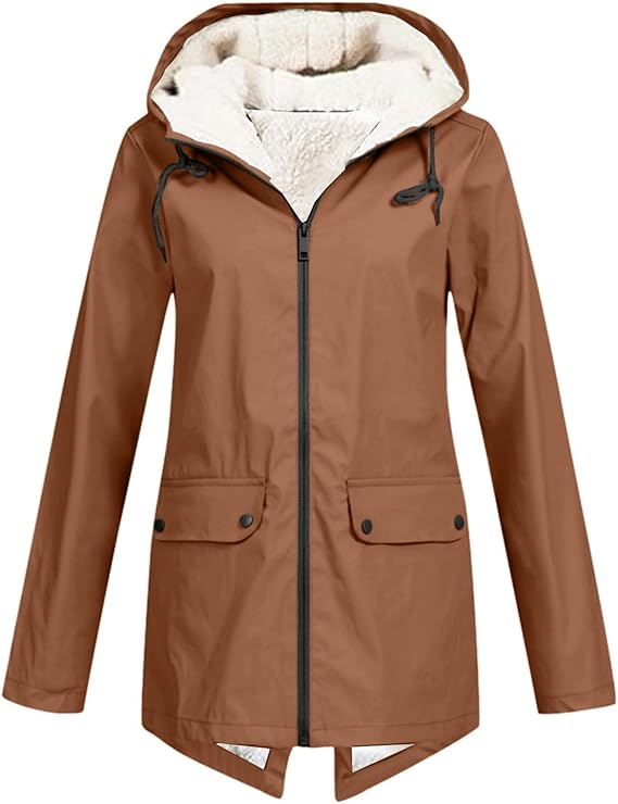 Fleece-Lined Hooded Jacket | Winter Wear | Warm and Weatherproof