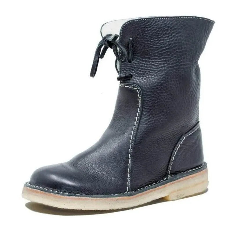 Leather Winter Boots | Fur-Lined | Warm & Durable