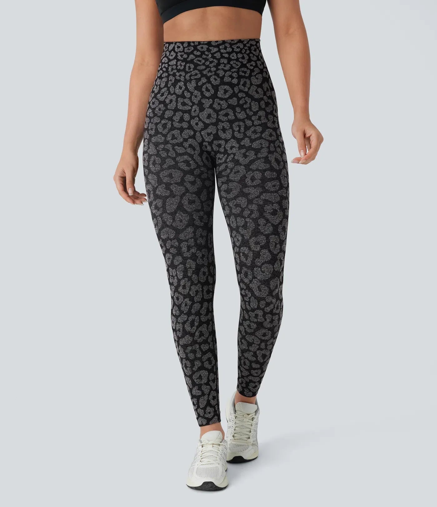 Leopard Print Leggings | High Waist | Sculpt & Stretch