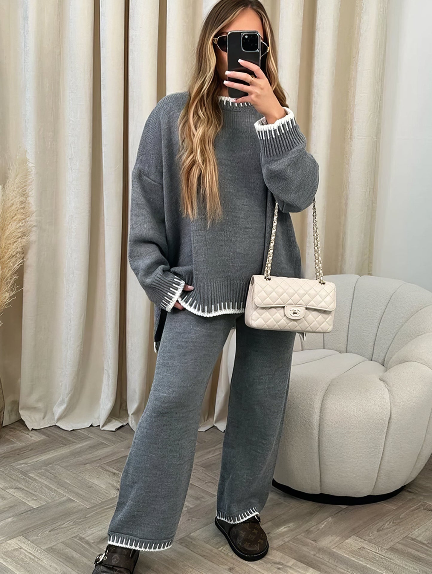 Knit Sweater & Pants Set | Cozy & Stylish | Perfect for Effortless Fashion