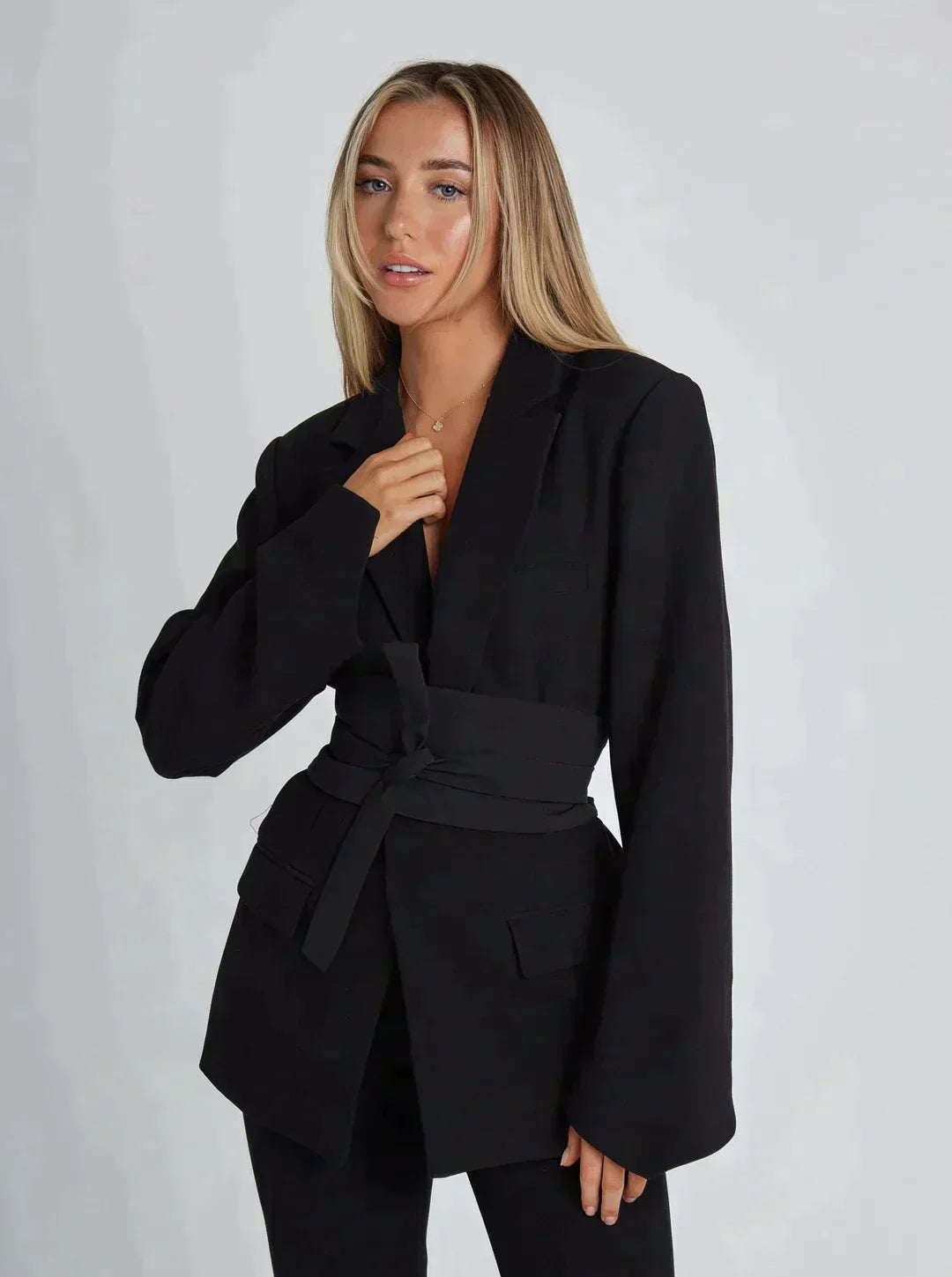 Belted Blazer Dress | Sophisticated & Chic | Perfect for Work or Evening Wear