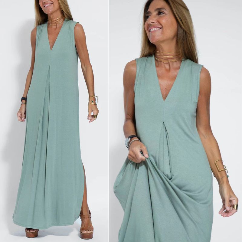 Maxi Dress Set | Elegant & Flowy | With Optional Cardigan